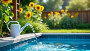 découvrez comment réutiliser efficacement l'eau de votre piscine pour arroser votre jardin, économiser l'eau et préserver l'environnement.