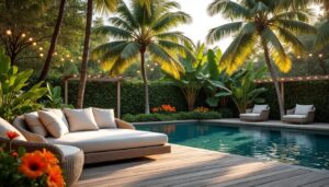 découvrez comment aménager un coin détente idéal entre votre piscine et la verdure environnante pour un espace de relaxation parfait.