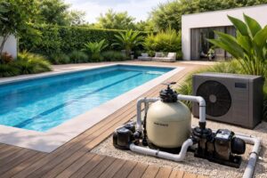 découvrez nos conseils d'entretien pour piscines équipées de filtres à sable hayward et pompes à chaleur, afin de profiter d'une eau propre et agréable toute l'année pour les nageurs réguliers.