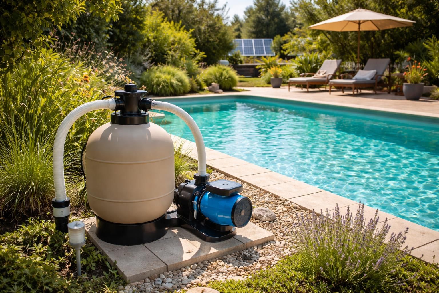 découvrez comment un filtre à sable pour piscine vous permet de réaliser des économies importantes par rapport aux systèmes coûteux, tout en assurant une eau propre et claire.