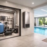 découvrez comment installer un système de filtration pour piscine intérieure, incluant un local technique adapté et un déshumidificateur, pour garantir une eau propre et un environnement sain.