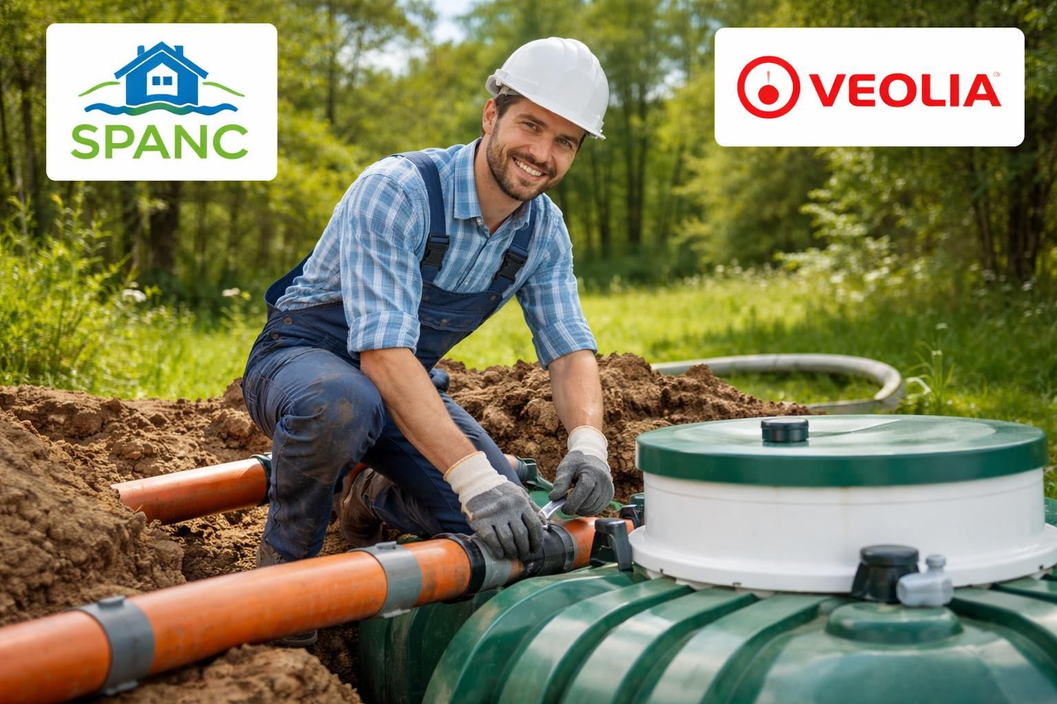 confiez l'installation de votre système d'assainissement à un artisan plombier certifié spanc et veolia pour une expertise fiable et conforme aux normes.