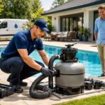 installez facilement votre système de filtration piscine avec notre service de livraison gratuite et bénéficiez de conseils techniques personnalisés à domicile pour une eau claire et saine.