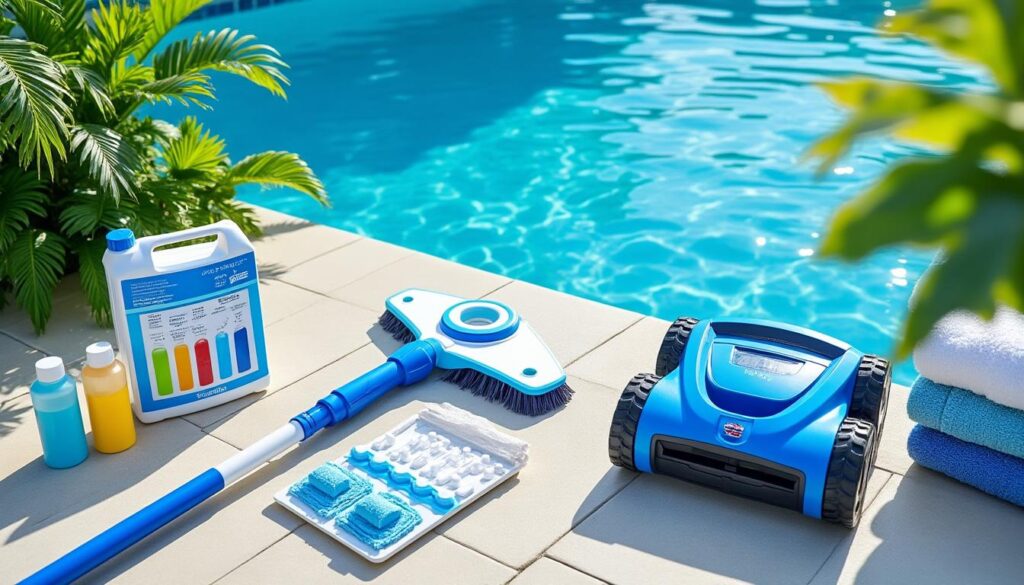 découvrez les outils indispensables pour entretenir efficacement votre piscine et profiter d'une eau propre et claire tout au long de la saison.