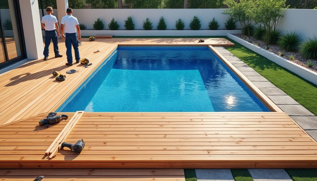 découvrez comment construire une terrasse en bois autour de votre piscine pour un espace extérieur élégant, sécurisé et convivial.